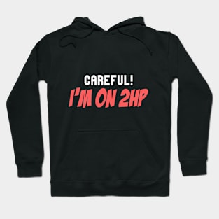 Careful! I'm On 2HP Funny Quote Hoodie